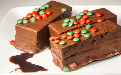 chocolate cake on a plate