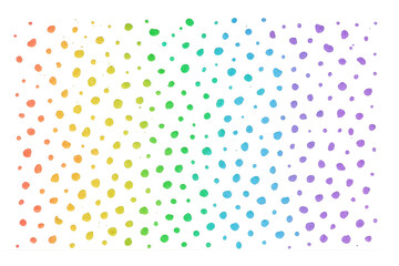 Rainbow halftone pattern creating colorful abstract texture