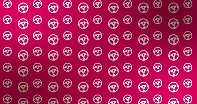 Steering wheel vector pattern 