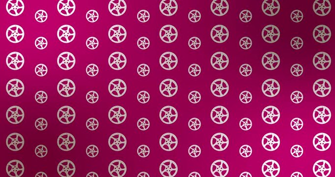 Steering wheel vector pattern 