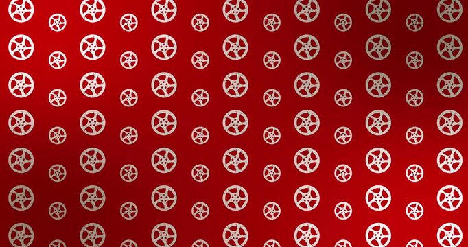 Steering wheel vector pattern 