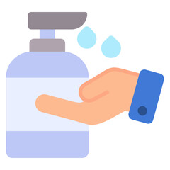 Liquid Soap Virus Prevention Icon