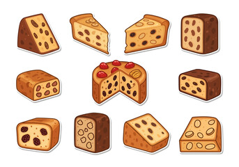 Fruitcake Slice Collection A Delicious Array of Festive Desserts