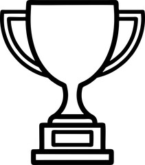 gold trophy cup icon