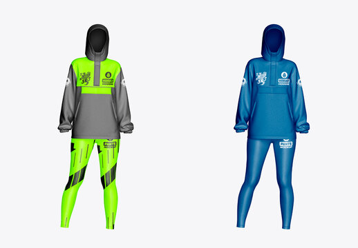 Quick-drying Women Suit Mockup