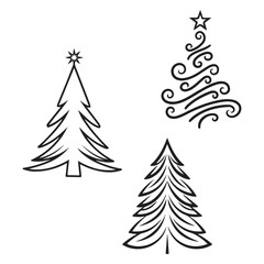 Set of six gift box and present icon