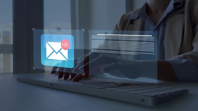 Electronic mail documents, digital files, business communication, online message exchange, inbox organization, data transfer, corporate workflow, modern office correspondence, secure information.