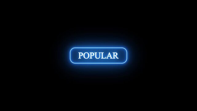Neon glow sign in colorful light modern retro text design for digital display, 4K animation video - Powered by Adobe