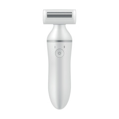 Illustration of an electric hair removal razor for women, which is ideal for quickly and easily removing hair from different areas at home.