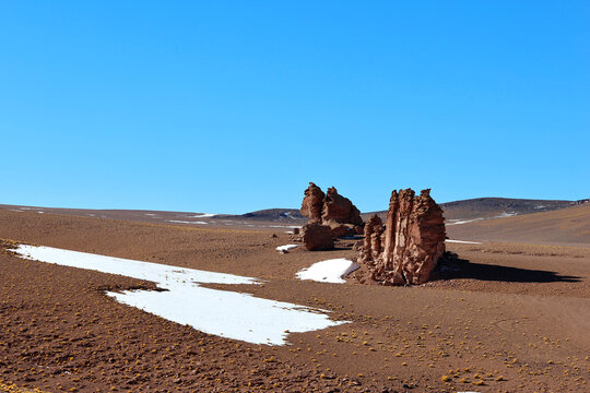 Monjes de la Pacana in the Atacama Desert, Chile