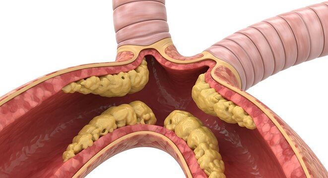 Bronchial Obstruction: Mucus Plugs in Airways
