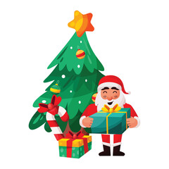 Illustration Of Merry Christmas Celebration