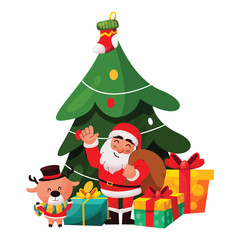 Modern Background For Christmas Season Celebration