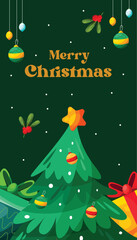 Illustration Of Merry Christmas Celebration