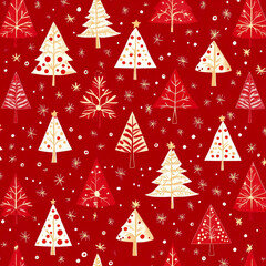 Dekor, Weihnachtsmusterkollektion für Geschenkboxen, Geschenkpapier, Lichter und Blumenhintergründe, und andere Weihnachtsdekorationen, Generative KI