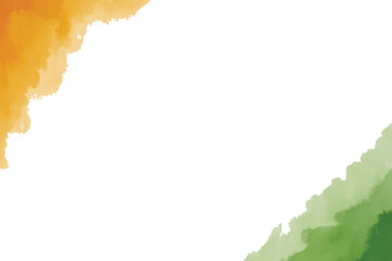 indian Watercolor background in India flag colors with copy space, republic, independence, day, national, 26, january, vector, png,