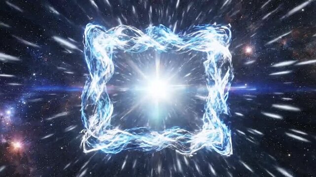 Electric cube distorts spacetime continuum