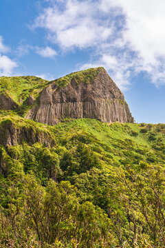 Rocha dos Bordoes geological formation on Flores Island