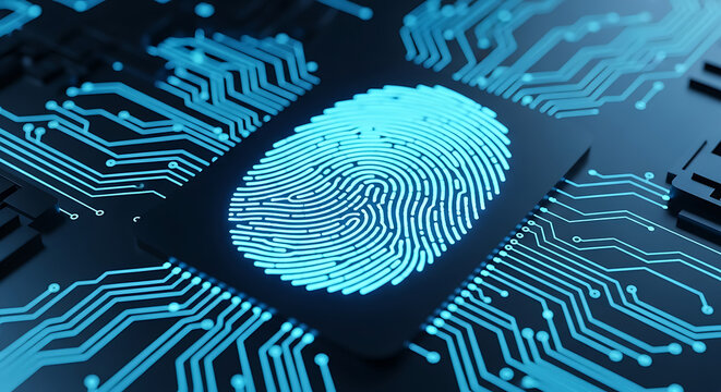 Digital Fingerprint Security High-Tech Authentication System for Secure Access