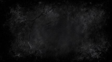 Naklejka premium photo texture of old paper in black hue, Grey textured concrete wall background, Grunge metal texture. Generative ai