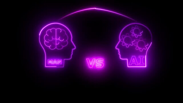 Concept Diagram of Knowledge Transfer with Key Elements Highlighted 4k animation