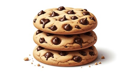 stacked cookies
