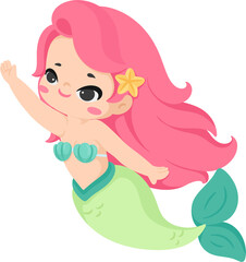 illustration mermaid