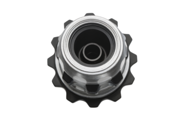  bicycle hub with its intricate design . Isolated on transparent background, png