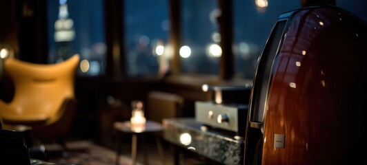 High-End Audio System in Modern Luxury Interior