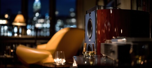 High-End Audio System in Modern Luxury Interior