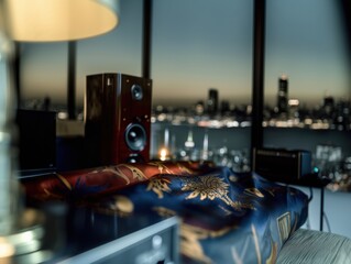 High-End Audio System in Modern Luxury Interior