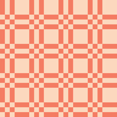 Pattern created from pale peach and terracotta squares and rectangles