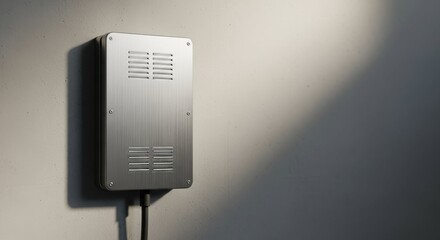 Wall mounted communication equipment for wireless networks with satellite communication. Equipment includes fiber optic connection and 5G connectivity.