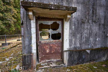 群馬県安中市　旧信越本線　旧丸山変電所
