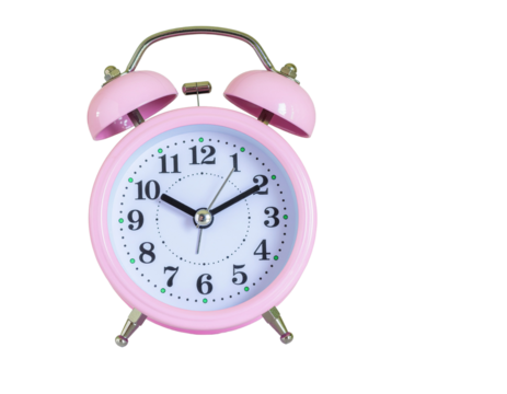 pink alarm clock isolated, pink clock, pink alarm clock, pink alarm clock on transparent background