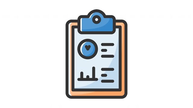 Animated report icon