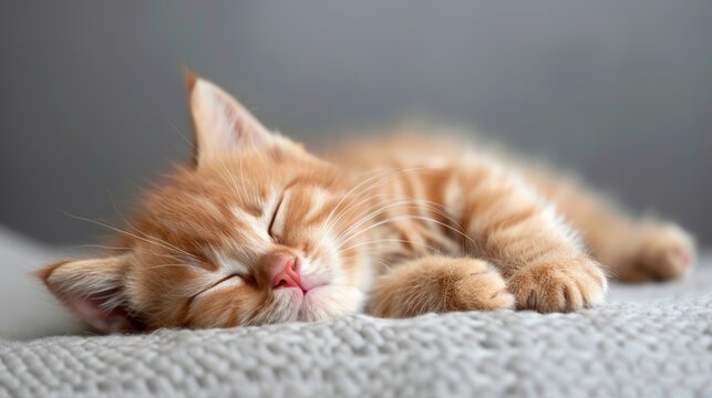 Nap Time isolated with grey background