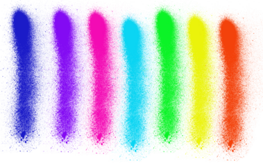 Vibrant rainbow spray paint streaks create a fun, artistic texture perfect for overlays, backgrounds, and creative projects, offering a bold and colorful accent for modern designs