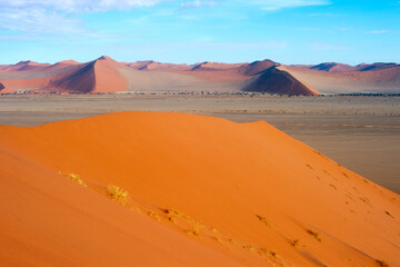 desert sand dunes  Sossusvlei, Namibia