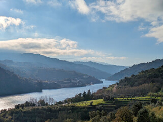 wineyards village Douro river  valley