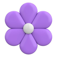 3D Illustration Of The Flower.
