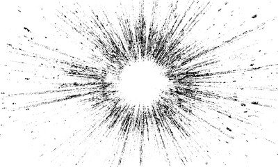 Dynamic abstract ink splatter burst explosive background, Ink burst radial explosion abstract dynamic energy effect