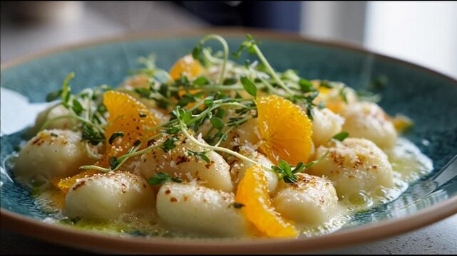 Coconut Gnocchi With Citrus Butter