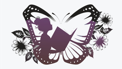 A solitary girl s silhouette gazes upwards creating a dynamic composition with a sense of wonder and contemplation perfect for inspirational or artistic themes