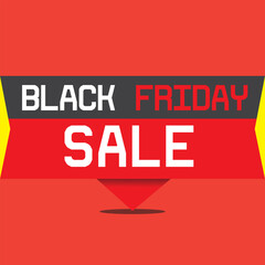 Black Friday Sale Banner Design &ndash; Modern Retail Discount Promotion Graphic
