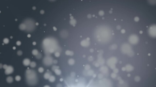 relaxing ambient scene with floating translucent luminous orbs and dust particles