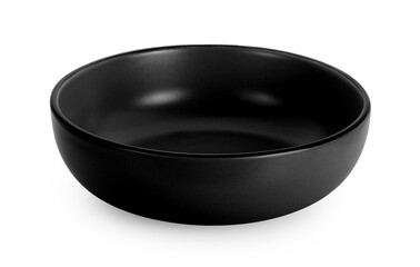 empty bowl isolated on white background.