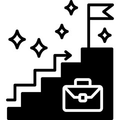 Career Growth Solid Icon