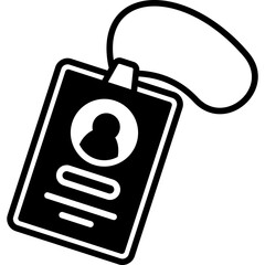ID Card Solid Icon