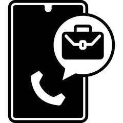 Interview Solid Icon